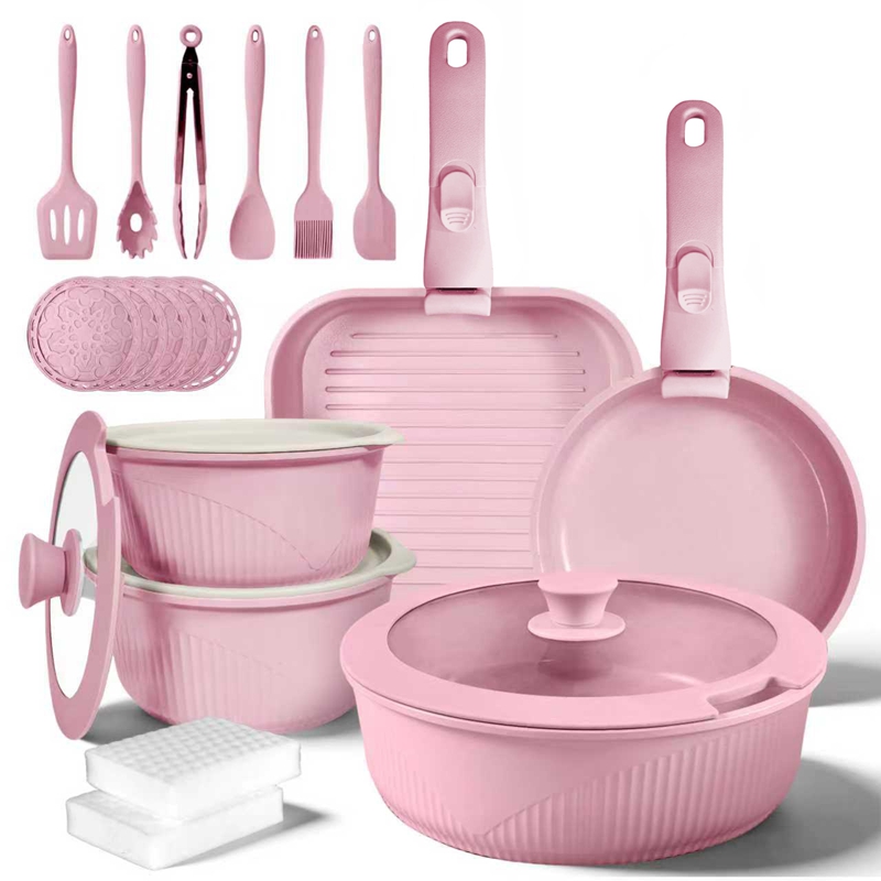 24-Piece Non-Stick Cookware Set